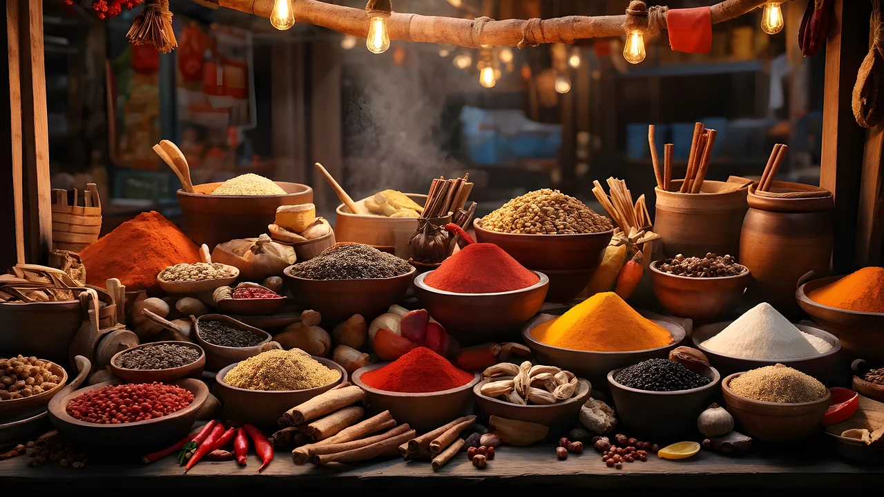 Spices and other groceries